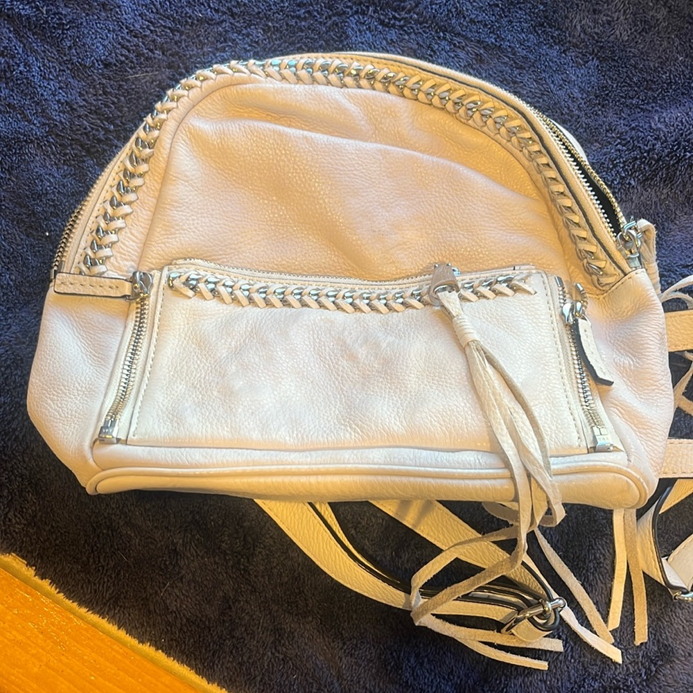 Rebecca Minkoff backpack outside compartment. Nice